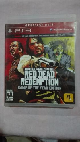 Juego Ps3 - Red Dead Redemption Goty - Como Nuevo 9/10
