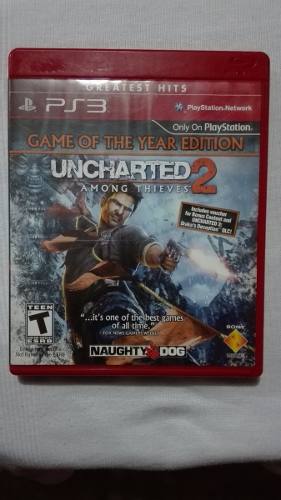 Juego Ps3 - Uncharted 2 Among Thieves Goty - Como Nuevo 9/10