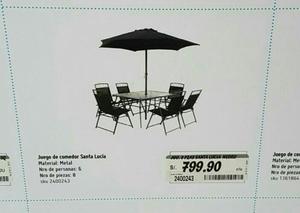 Juego de Terraza