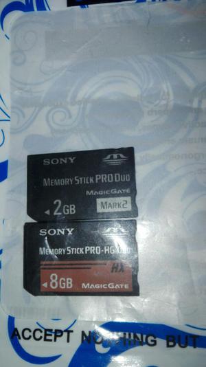 Memoria Stick Pro Duo Sony para Psp
