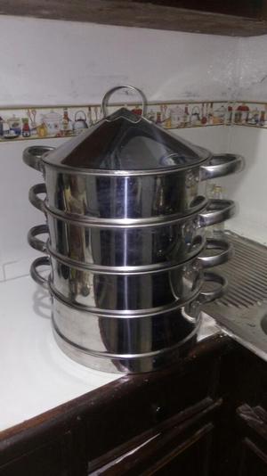 Olla Vaporera de Aluminio