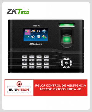 Reloj Control De Asistencia Acceso Zkteco IN01A /ID