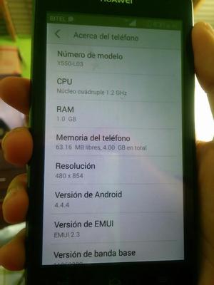 Vendo Huawey Y550