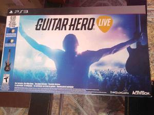 Guitarra De Guitar Hero Live Ps3 En Caja regalo disco