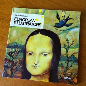 Libro de arte, ilustración, dibujo European Ilustrators