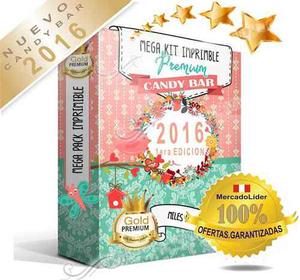 Mega Kit Imprimible Premium - Candy Bar Nuevo  + Regalos