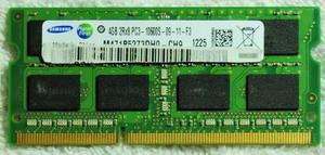Memoria Samsung Sodimm Ddr3 4gb Pcmhz Cl9