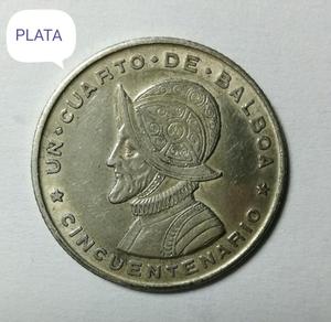 Moneda de Plata Panamá Balboa 