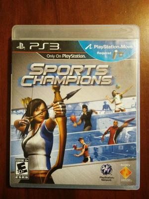 Sports Champios Juego PS3 compatible con Move.