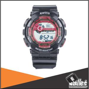 Ewtto - Reloj Digital C/ Alarma/cronometro - E Wallet Lima