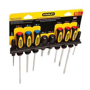 Juego Desarmadores Stanley X 10pcs