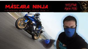 Mascara Cortaviento Moto Y Ciclismo Modelo Ninja