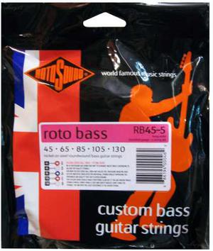 Rotosound Rb45-5 Bass Strings Calibre  Nickel. England