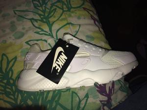 nike air max huarache original para mujer color blanco