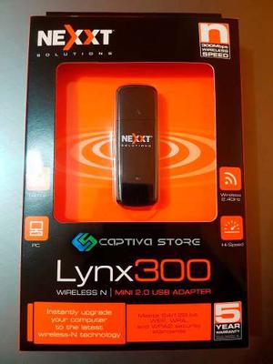 Adaptador Wifi Nexxt Lynx300 N Usb 2.0