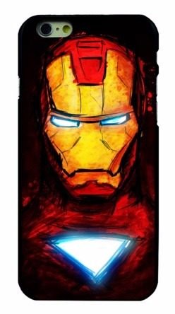 Case Funda Marvel - Iphone 6 6s Modelo Iron Man Perfil