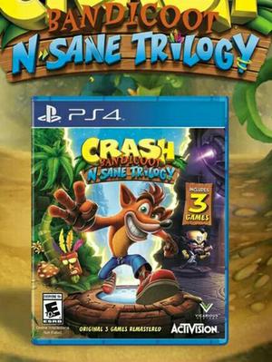 Crash Nsane Trilogy Ps4 Play 4 Nuevos