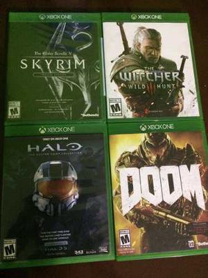Juegos Xbox One Halo Skyrim Doom Witcher