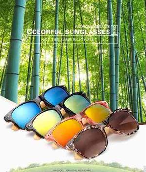 Lentes Gafas De Sol Unisex Marco Bambu