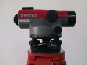 Nivel Automático Pentax Ap281, Trípode, Mira Y Certificado