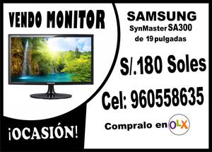 VENDO MONITOR SAMSUNG SynMaster SA300 de 19pulgadas