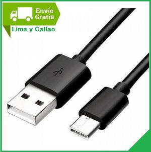 Cable Tipo C A Usb Premium 1 Metro Male Mac Apple Huawei Lg