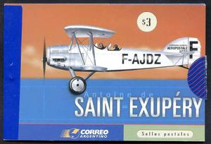 Estampillas + Libro Aviación De Saint Exupery El Principito