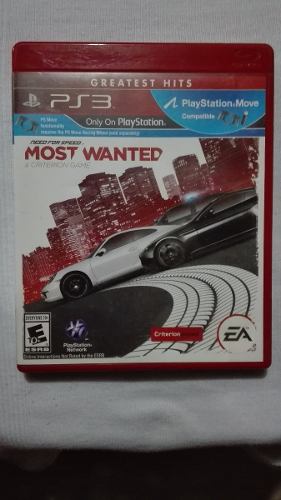 Juego Ps3 - Need For Speed Most Wanted - Como Nuevo 9/10