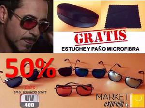 Lentes De Sol Iron Man Tony Stark Uv 400