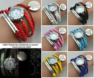 Pulsera Reloj con Lema