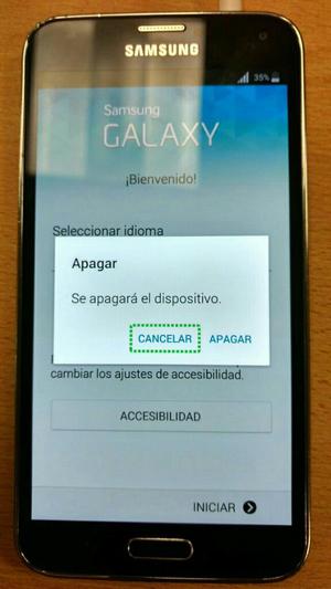 Vendo Samsung Galaxy S5 con Detalle