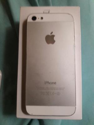 iPhone 5 Blanco 16gb en Caja