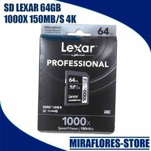 Sd Lexar 64gb Profesional x Uhs-ii mb/s Clase 10