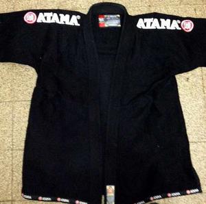 Kimono Atama Brasilero Color Negro - Jiu Jitsu