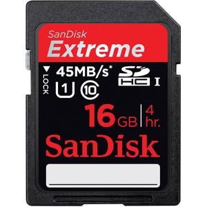 Memoria Sd Sandisk 16gb Extreme Clase 10