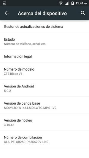 Vendo Zte Balde V