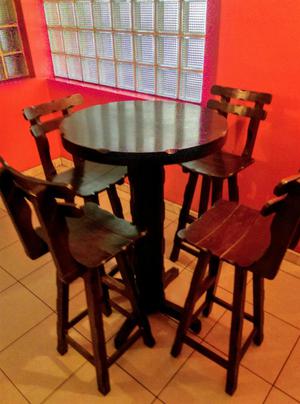 Mesas y sillas para restobar: 06 juegos
