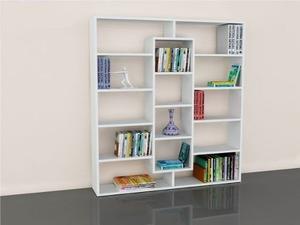 Mueble Separador Ambiente Estante Librero Bib Melamine 18mm