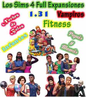 Sims 4 Full Expansiones Fitnes Infantes Vampiros Y Mas Digit