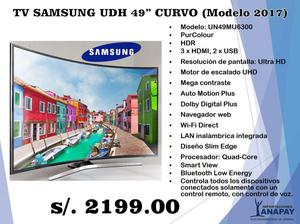 TV SAMSUNG UDH 49” CURVO Modelo 