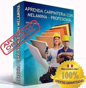 Aprende Carpintería Con Melamina +soft+videos Ultima