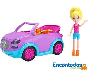 Auto Polly Pocket Carro Y Muñeca Encabc