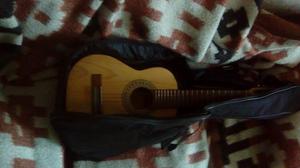 Guitarra marron