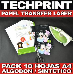 apel Transfer Laser Color A4 X 5 Hojas Algodon Y Sintetico