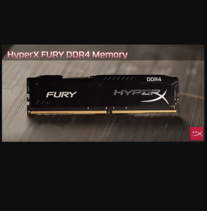 MEMORIA RAM HyperX FURY DDR4 4 GB,  MHz SUPER VELOZ
