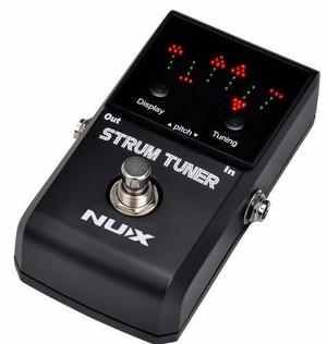 Nux Pedal Afinador Para Guitarra Y Bajo Strum Tuner