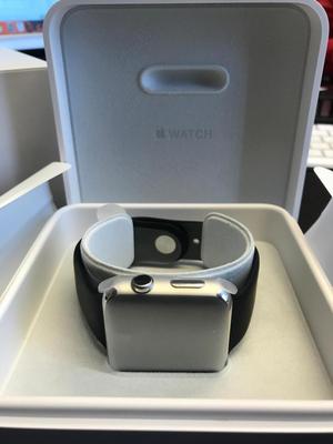 Apple Watch 42mm Acero stainless steel hermoso, serie 1,