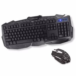 Combo Gamer Teclado + Mouse Halion Ha-800 Shark