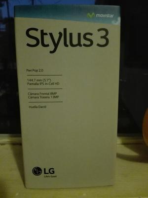 Lg Stylus 3 Nuevo Negro