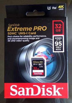 Sandisk Extreme Pro 32gb Sdhc 95mb/s 4k